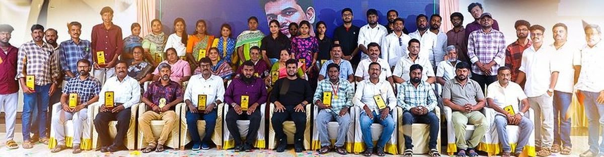 Tirupur Brands founders with their certificates